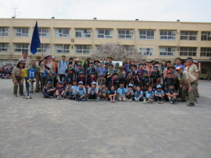 青組全員集合（赤組はＣＳに掲載）