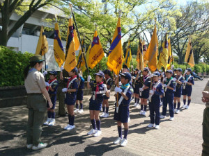 いよいよ長丁場の行進練習