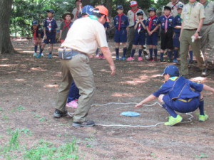 ゲーム「ベーコン」の様子