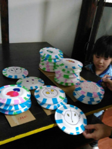 自作フリスビーが完成しました。