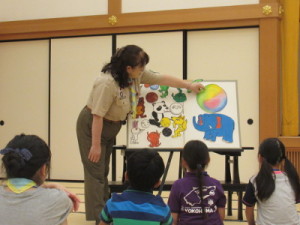 パネルシアター「虹の橋」