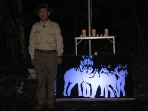 ７０周年記念キャンプ開会式