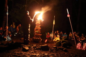 大営火のスタート