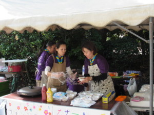 フランク＆デザートのブース