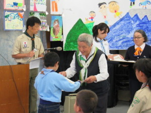 ２年連続受賞のスカウト