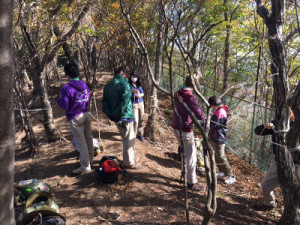 ロープワークの様子