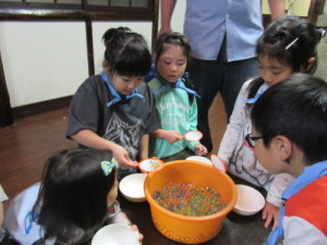 ゲーム１「ぷよぷよボールすくい」