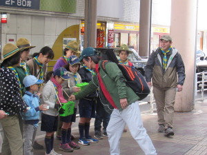 西口の下の様子１