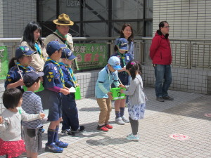 西口の上の様子１