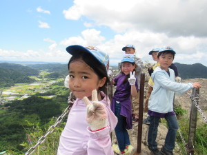 頂上でハイポーズ！