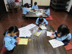 クリスマスカード作り（女子）