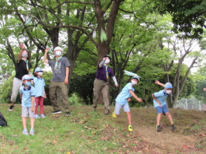 「一斉に飛ばすよ！せーの」