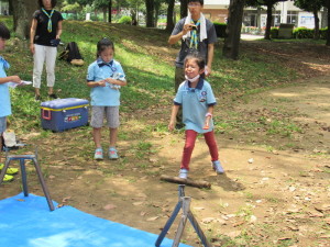 種飛ばしの様子１