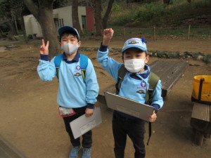 男の子チーム。頑張るぞ～