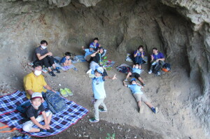 食後のピース！