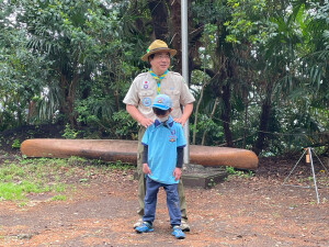新メンバーを紹介するビーバー隊長