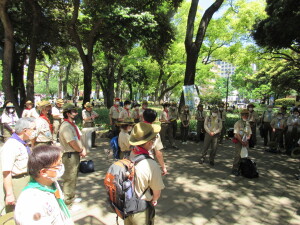 集合セレモニーの様子