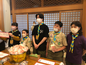 フードコーナーにて