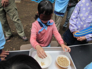 １０粒（大豆掴み）