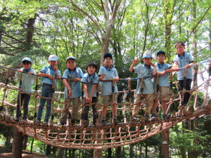 「泉の源探検・郷倉渡り」