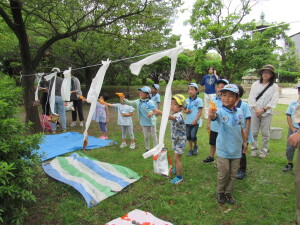 お菓子ゲットの様子１