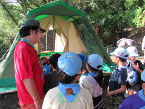 ボーイテントの見学