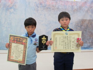 最後は二人で記念写真