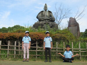 源氏山公園にて