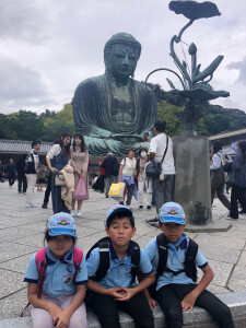 大仏と記念写真