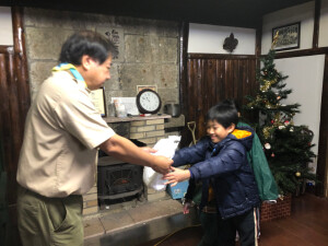 表彰式（スカウト第１位）