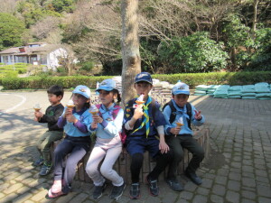 最後は隊長からのプレゼント