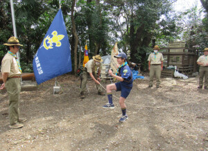 ロープを超えてボーイ隊へ！