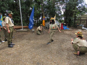 ロープを超えてベンチャー隊へ！