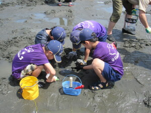 潮干狩りの様子３