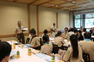参会者紹介の様子