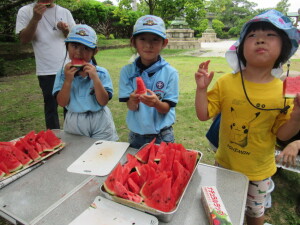 最後はみんなで頂きました