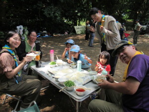 みんなで食べると美味しいね！