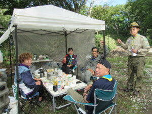 野営組指導者の顔ぶれ