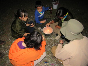 ボーイ隊と線香花火