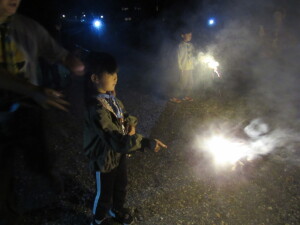 きれいな花火だね