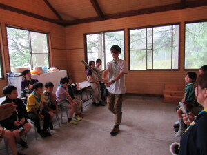 スイカ割りの様子１