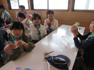 水鉄砲、完成しました！