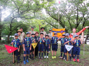 カブ隊、全員集合