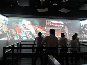 こちらは阪神・淡路大震災時を体験