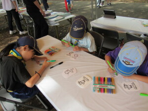 プラバンキーホルダー作り