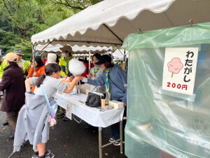 綿菓子、落とさないでね！