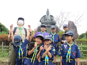 源氏山公園にて