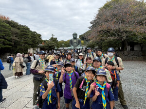 大仏をバックに全員集合！