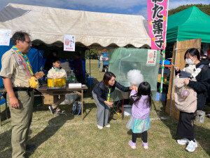 しっかり、持ってね！