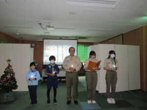 ベンチャースカウトによる聖書朗読